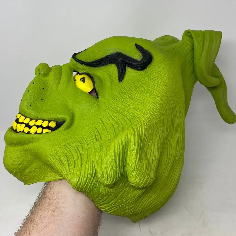 Dr Seuss The Grinch Latex Mask Green Christmas‎ Holiday Costume Accessory Mexico